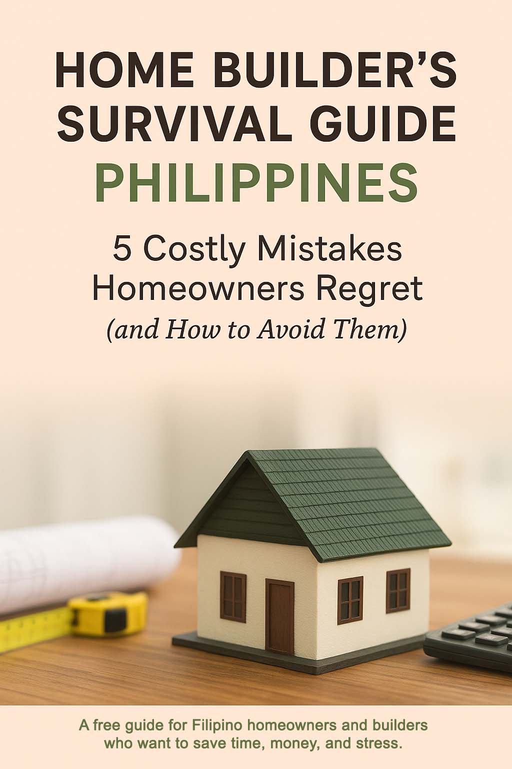 EBOOK COVER - HOME BUILDER'S SURVIVAL GUIDE (MOMMY BROCCOLI)